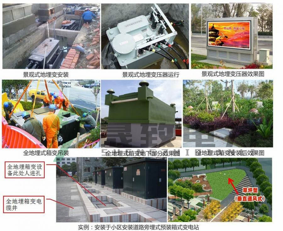 地埋式變壓器安裝示意圖